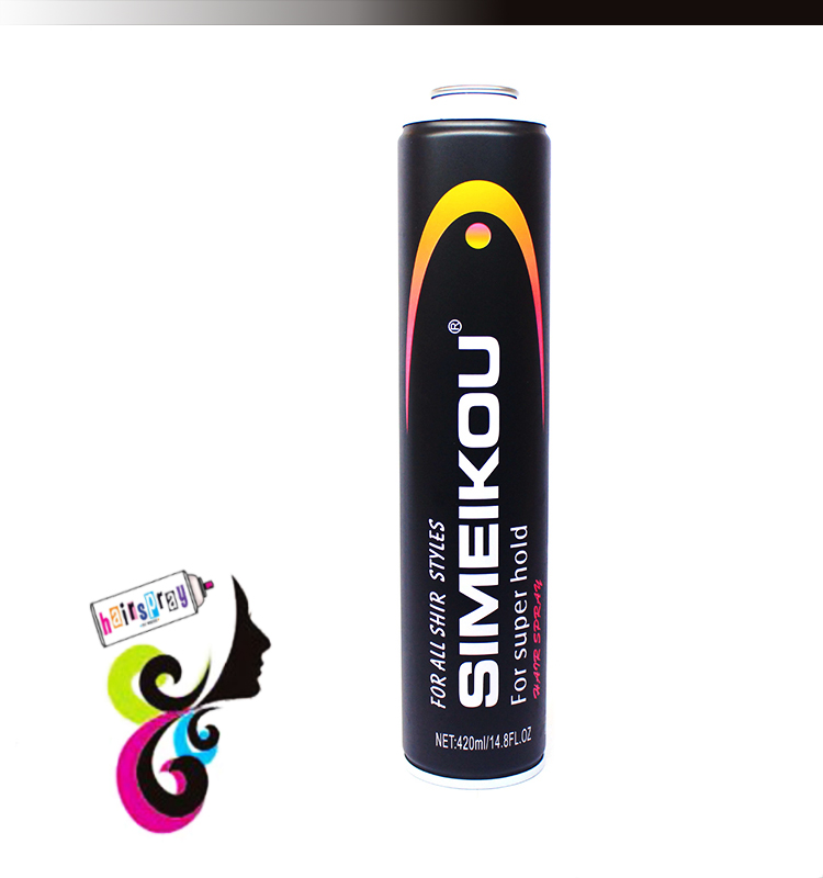 Personal Care Hair Spary Empty Aerosol Can