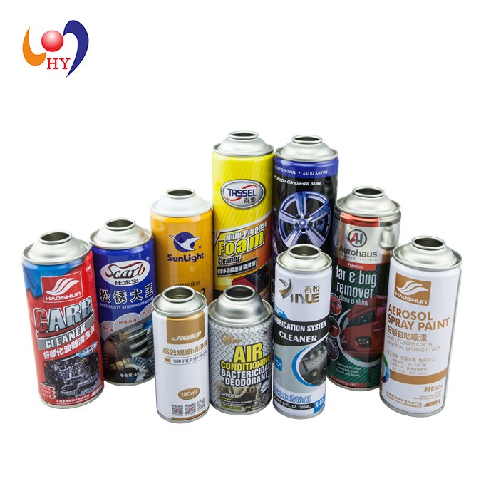 Empty Aerosol Can Packing for Industrial Carcare Products
