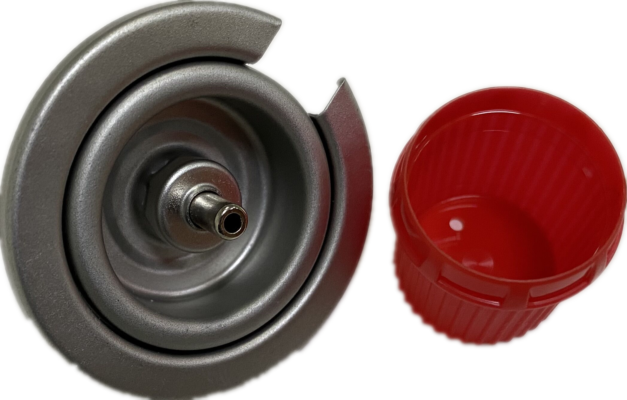 Red Cap And Valve for Butane Gas Can