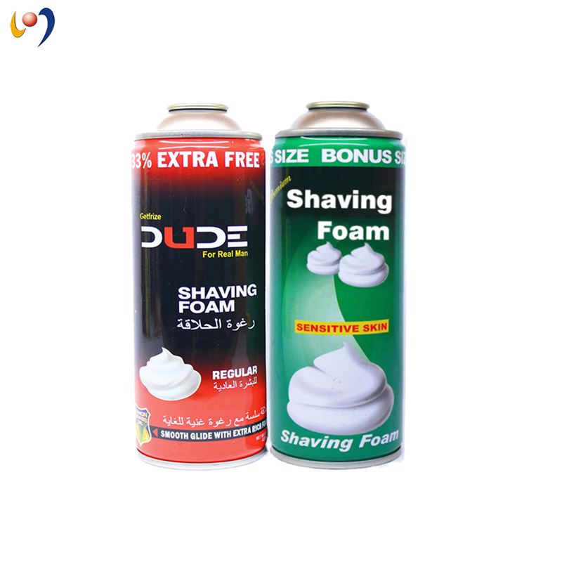 Customize Design Men Shaving Foam Tinplate Aerosol Can