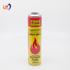 Customized Butane Gas Aerosol Can