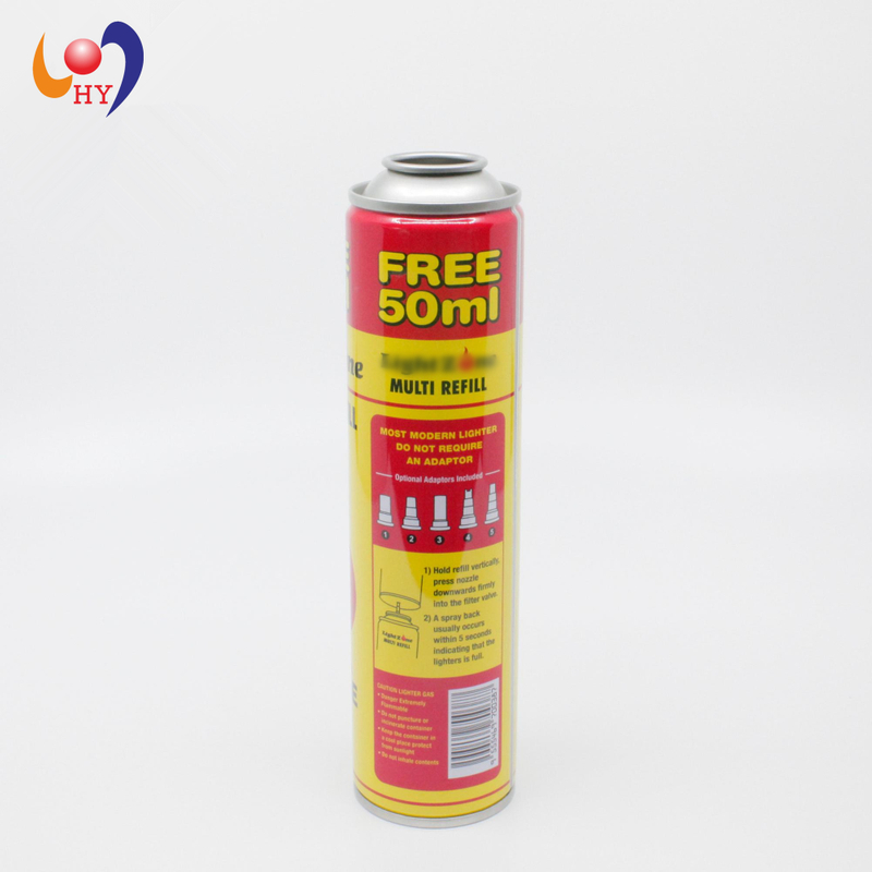 Customized Butane Gas Aerosol Can
