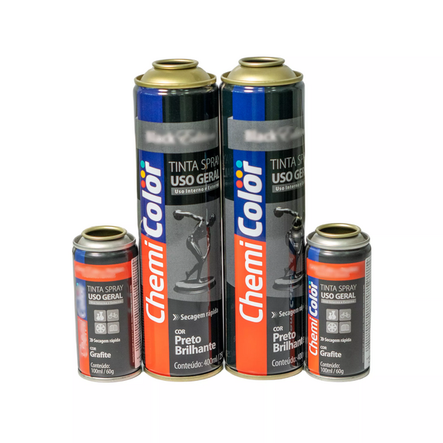 High pressure refillable Empty Aerosol Spray Can Diameter 52mm