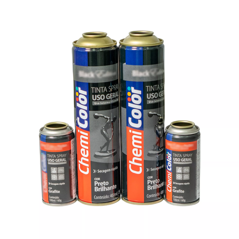High pressure refillable Empty Aerosol Spray Can Diameter 52mm