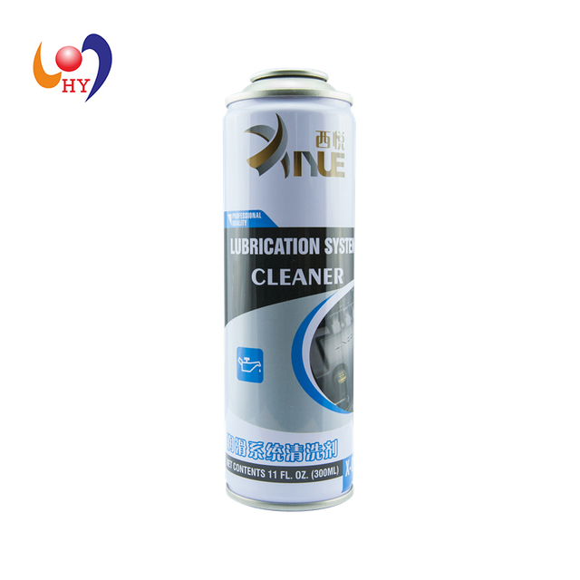 Lubrication System Cleaner And Car Care Products Aerosol Tin Can