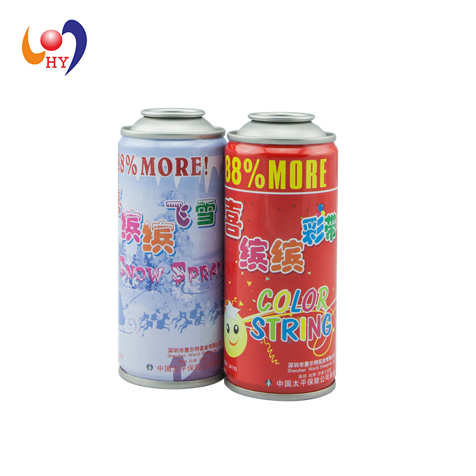 Tinplate Pneumatic Fake Snow spray Aerosol Can