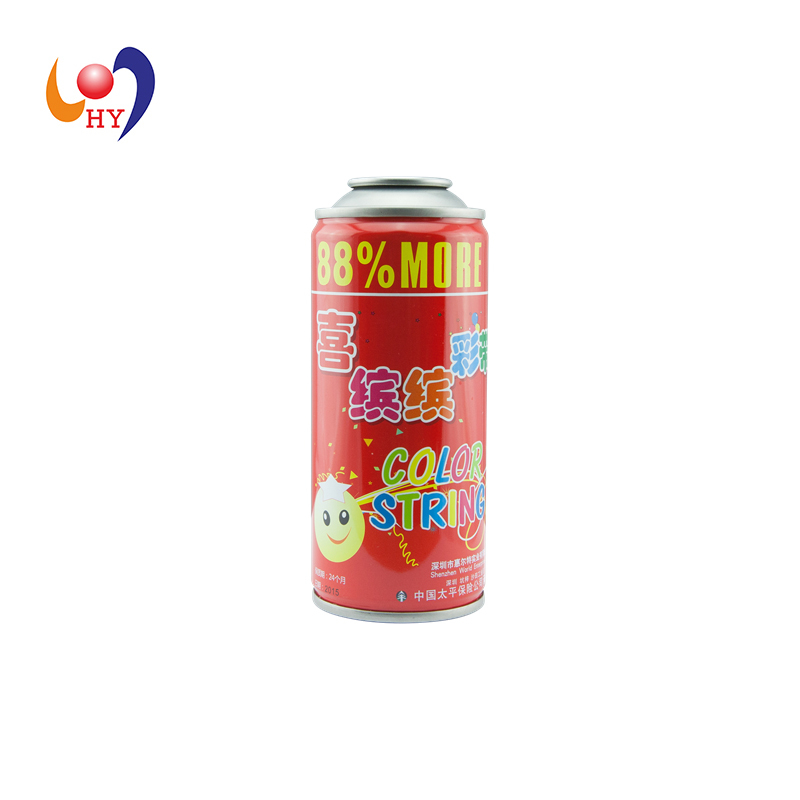 Tinplate Pneumatic Fake Snow spray Aerosol Can