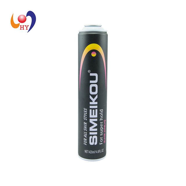 Personal Care Hair Spray Empty Spray Can